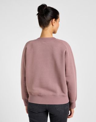 Sweater Lee Crew Neck Sweatshirt Lilla | 112355173, 0