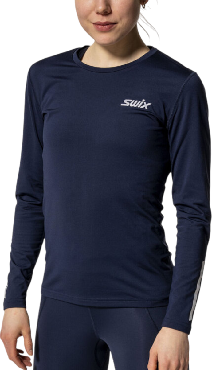 T-shirt SWIX SWIX Pace NTS Long Sleeve Baselayer Top Mørkeblå | 10015-23-75100, 0