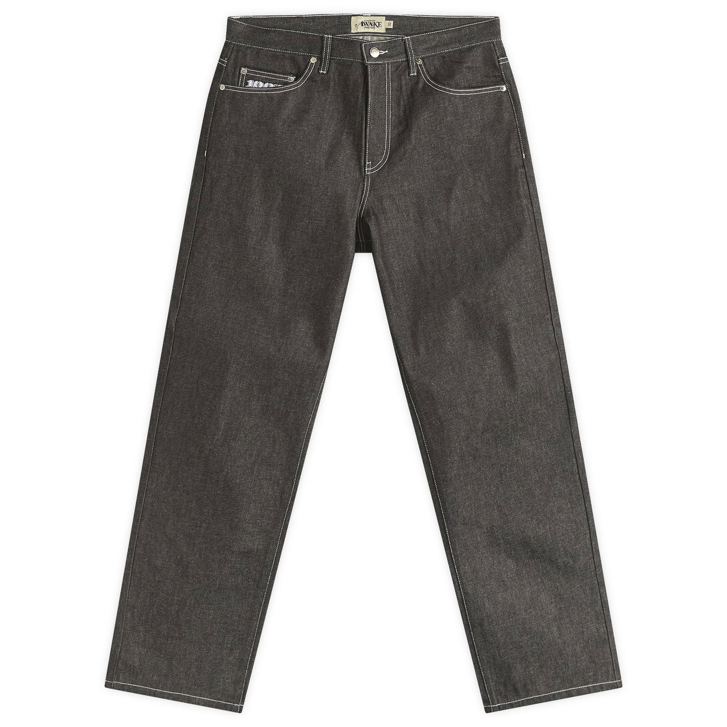Jeans Awake NY Awake NY Logo Denim Jeans 32 Sort | AWK-SP25-PA002-BLK, 0