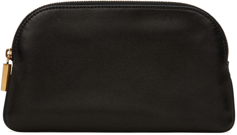 Rejsetaske The Row Leather Zip Pouch Sort | W1650M-L108