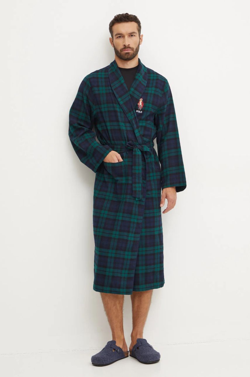 Pyjamas Polo by Ralph Lauren Flannel Dressing Gown Flerfarvet | 714915986, 1