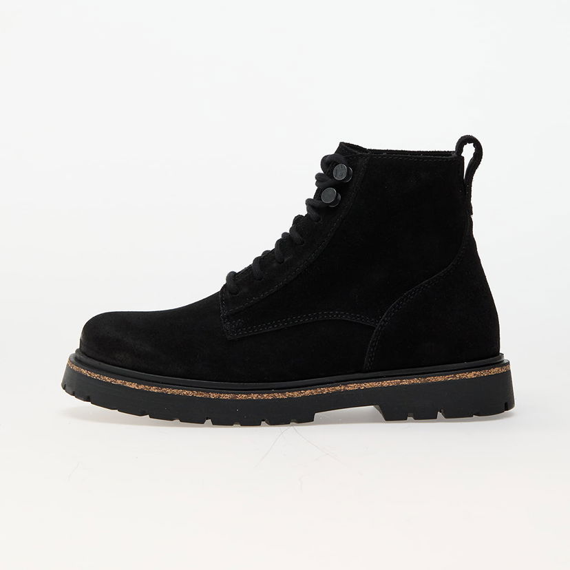Sneakers og sko Birkenstock Highwood Lace Mid W Leather Velvet Black Sort | 1028893