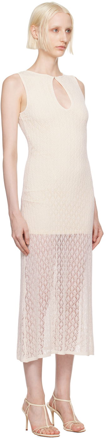Kjole BEC + BRIDGE BEC + BRIDGE Aurora Keyhole Maxi Dress Hvid | W24-12244, 1