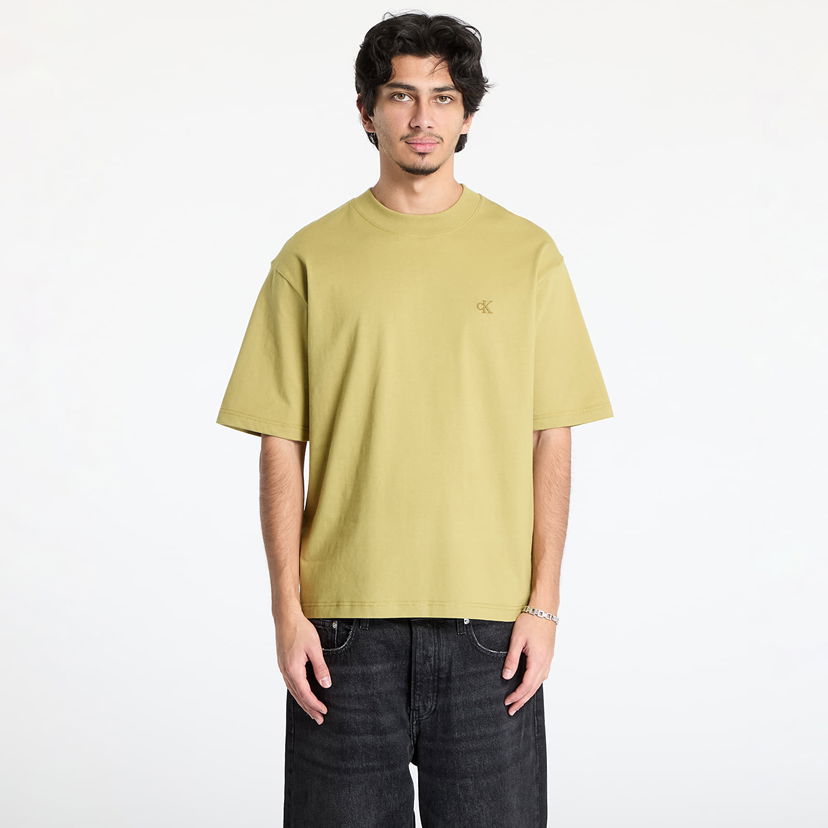 T-shirt CALVIN KLEIN Calvin Klein Jeans Heavy Relaxed T-Shirt Grøn | J30J326458 LMD