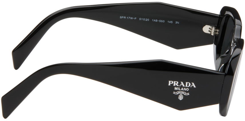 Solbriller Prada Black Symbole Sunglasses Sort | 0PR 17WSF 1AB5S0 8056597420129, 1