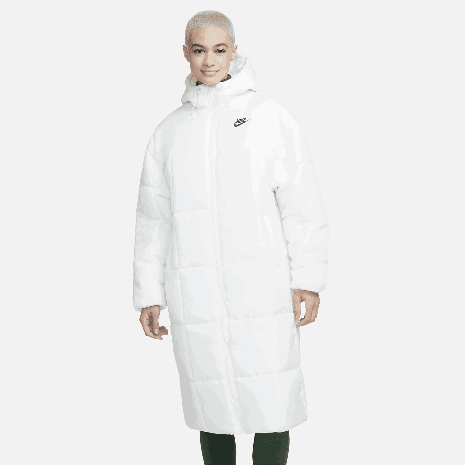 Parka Nike Sportswear Classic Puffer Therma-FIT Loose Hooded Parka Hvid | FB7675-133, 0