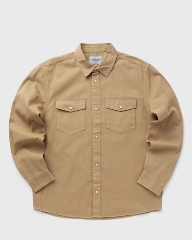 Skjorte Carhartt WIP Long Sleeve Shirt Santa Fe Beige | I034384_9, 3