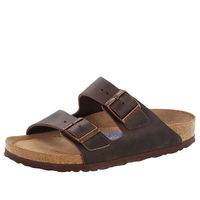 Birkenstock Arizona Soft Footbed Oiled Leather Sandals Narrow Fit