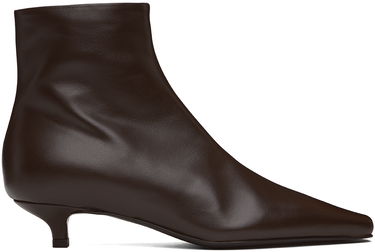 Sneakers og sko TOTEME Slim Ankle Boots Brun | 244-WAS931-LE0002, 0