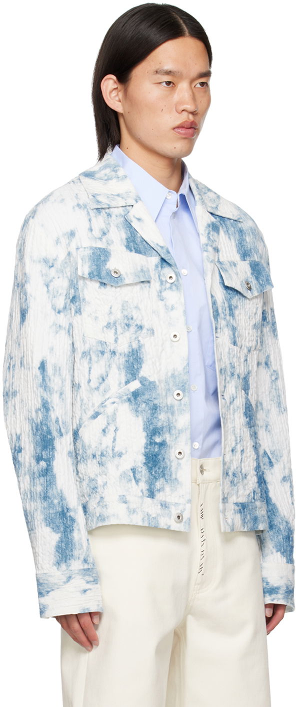 Jakke Feng Chen Wang Feng Chen Wang Printed Jacket Blå | FUS17JK23, 1