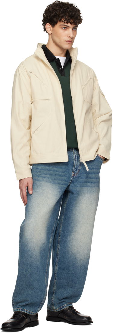 Jakke Dime Zip Jacket Beige | DIMEHO243BON, 3