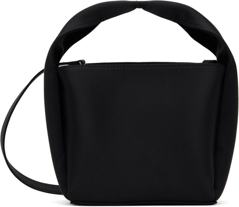 Håndtaske TOTEME TOTEME Petite Satin Bucket Bag Sort | 252-WAL0077-FB0391