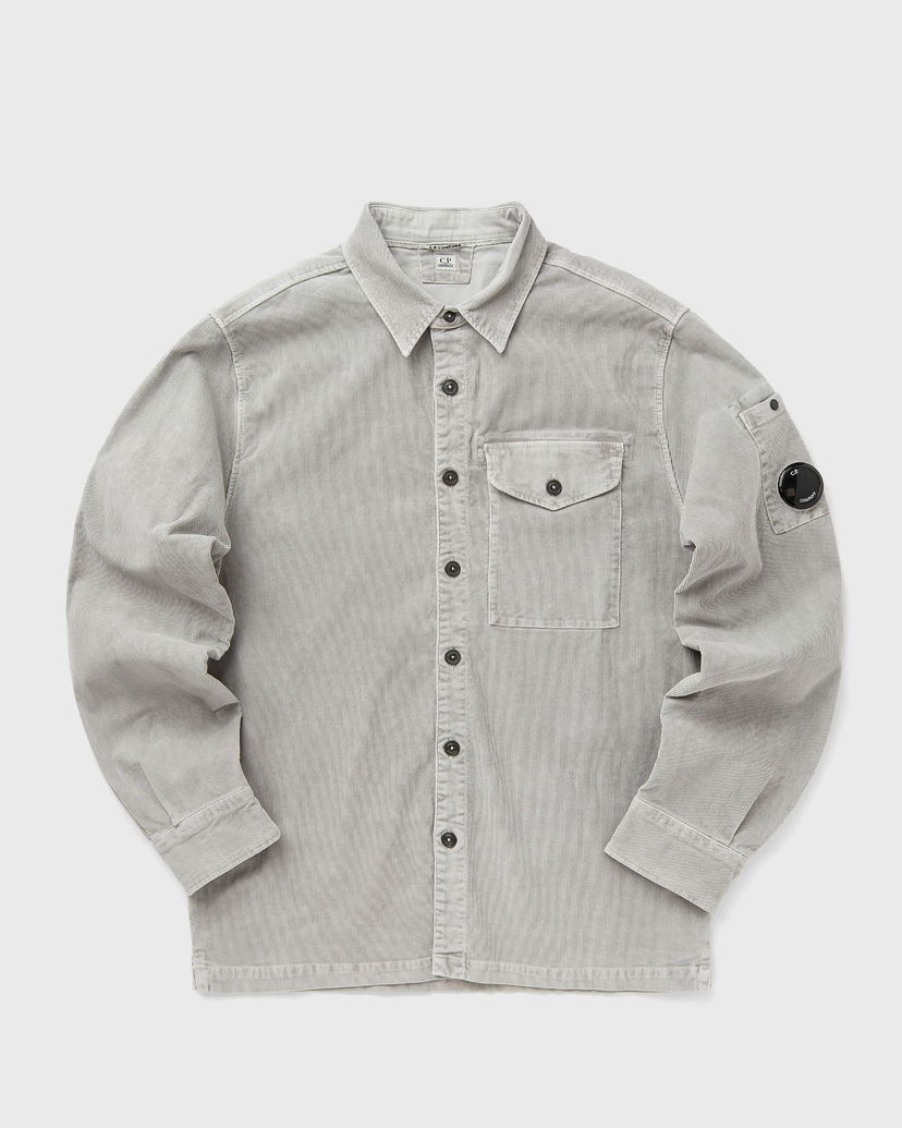Skjorte C.P. Company Long Sleeve Corduroy Shirt Grå | 19CMSH071A006410O-331