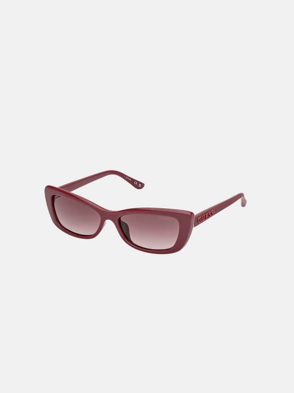 Solbriller GUESS Rectangular Sunglasses Rød | GU015655QQQ, 0