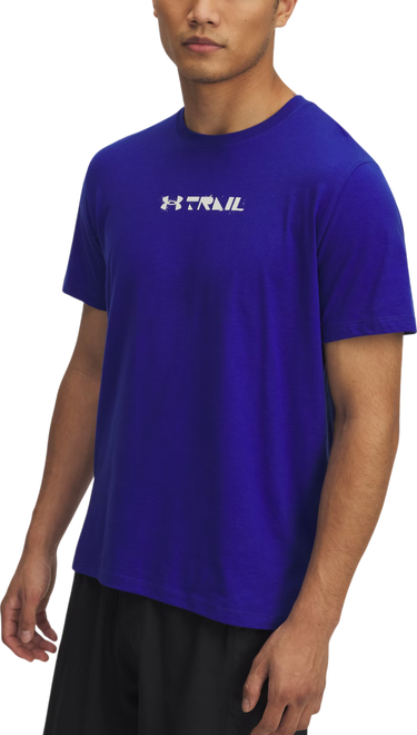 T-shirt Under Armour UA Trail Run Graphic T-Shirt Blå | 1389812-400, 0