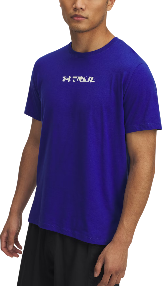 T-shirt Under Armour UA Trail Run Graphic T-Shirt Blå | 1389812-400