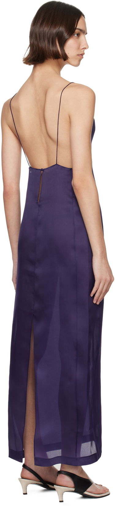Kjole Khaite KHAITE Tulula Maxi Dress Lilla | 55043002, 2