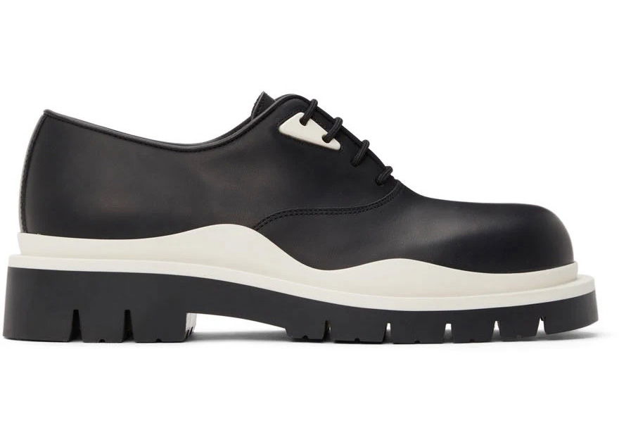 Sneakers og sko Bottega Veneta Tire Lace Up Leather Shoe Sort | 667073VBS501359, 0