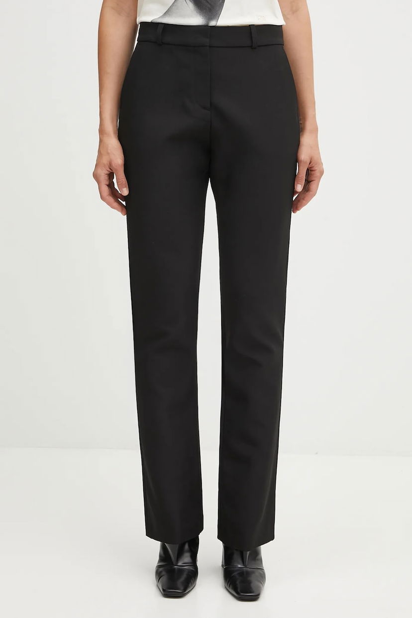 Bukser Coperni Coperni Boyfriend High-Waist Trousers Sort | COPP117F3004