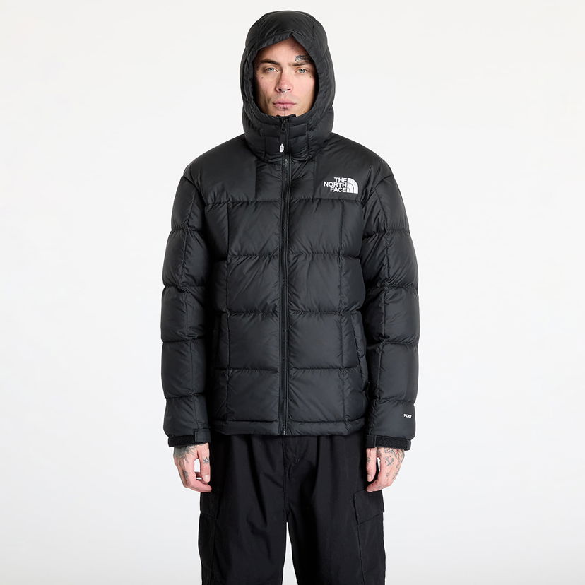Puffer jakke The North Face Lhotse Hooded Jacket TNF Sort | NF0A853C4H01