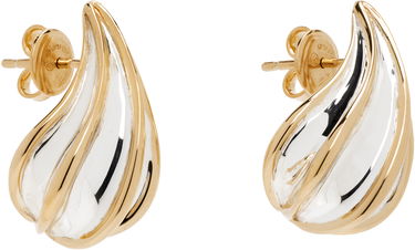Øreringe Bottega Veneta Bottega Veneta Mini Gold & Silver Drop Earrings Metalisk | 838154 V507D, 1