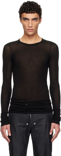 Rick Owens Hollywood Rib Long Sleeve T-Shirt