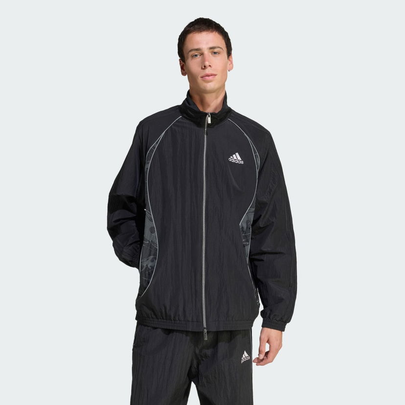 Vindjakke adidas Performance Adilenium Season 4 Teamgeist Track Jacket Sort | KF8519