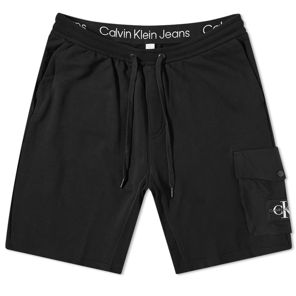 Shorts CALVIN KLEIN Monologo Badge Short Sort | J30J323140BEH, 0