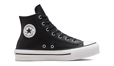 Sneakers og sko Converse Chuck Taylor All Star Eva Lift Platform Leather High Top Sort | A02485C, 1
