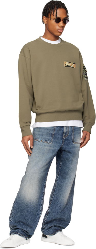 Sweatshirt Givenchy Givenchy Camo Patches Sweatshirt Grøn | BMJ0LC3YQ6333, 3