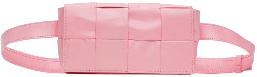 Taljetaske Bottega Veneta Cassette Belt Bag Lyserød | 651053 VCQ72, 0