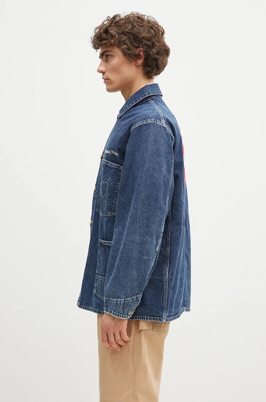Skjorte Human Made Denim Coverall Jacket Blå | HM28JK002, 1