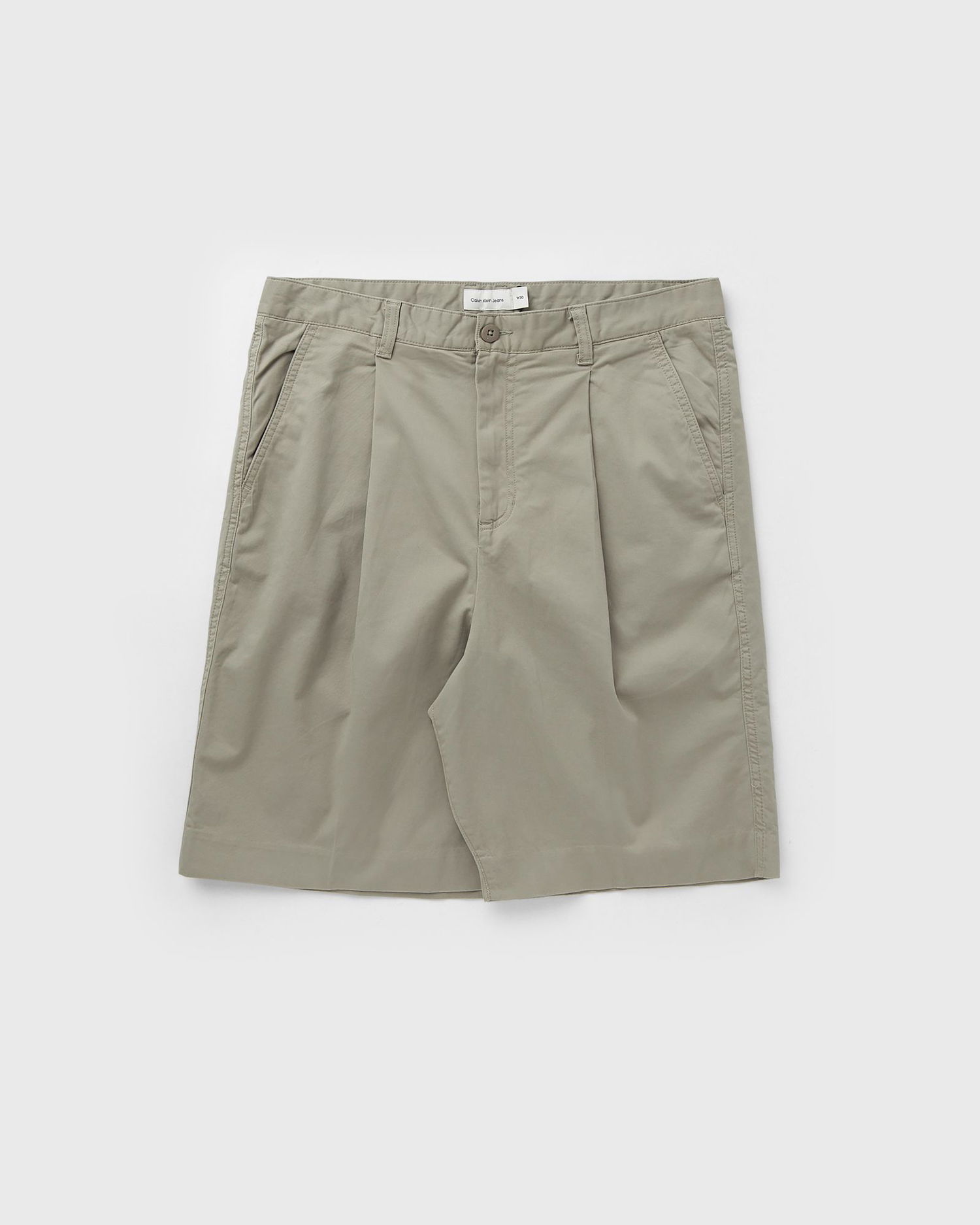Shorts CALVIN KLEIN Pleated Bermuda Shorts Beige | J30J327304PCZ, 0