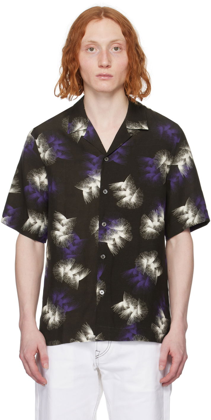 Skjorte Paul Smith Paul Smith Abstract Print Shirt Sort | M1R-905U-M02229-79