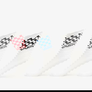 Sokker Vans Vans Classic Check Crew Socks 3-Pack Hvid | VN000QBUWHT1, 0