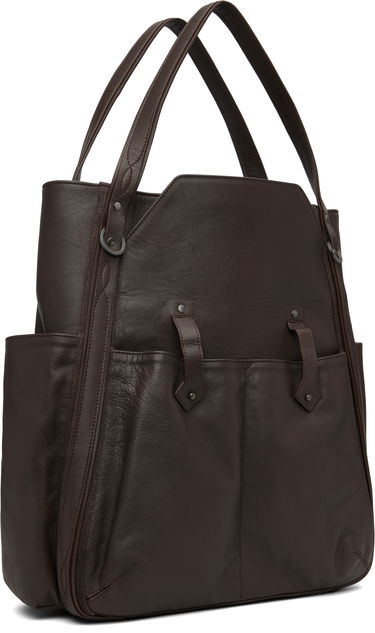 Mulepose KIKO KOSTADINOV Kiko Kostadinov Inex Leather Tote Brun | KKAW25BG04-148, 1
