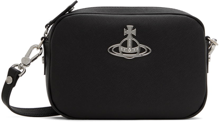 Skuldertaske Vivienne Westwood Vivienne Westwood Anna Camera Bag Sort | 48020003U-S000B-