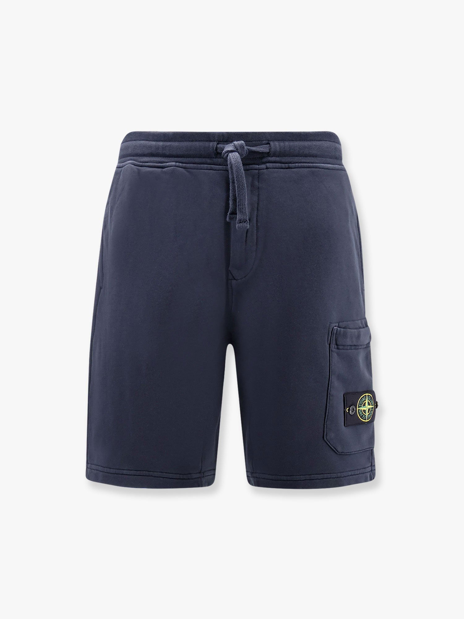 Shorts Stone Island Men's Blue Cotton Bermuda Shorts with Patch Pocket Mørkeblå | K1S156200012S0051V0020, 0