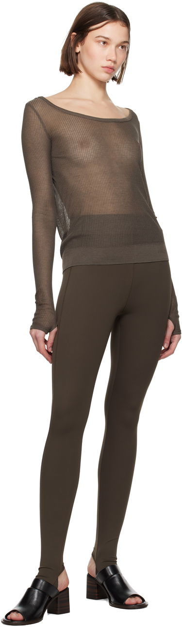 T-shirt LEMAIRE LEMAIRE Seamless Long Sleeve T-Shirt Brun | TO1278 LK1017, 3