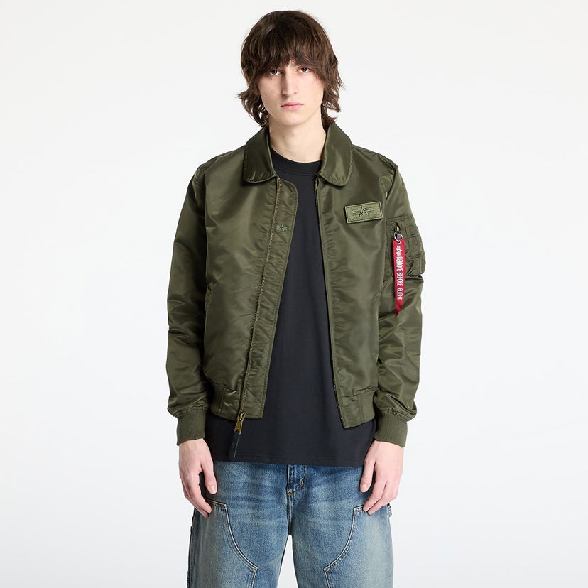 Bomberjakke Alpha Industries Alpha Industries Flying Tigers CWU Jacket Grøn | 156128-142