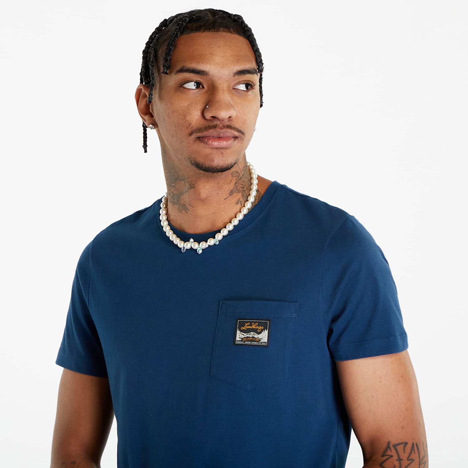 T-shirt Lundhags Lundhags Knak T-Shirt Blå | 1119099-480, 1
