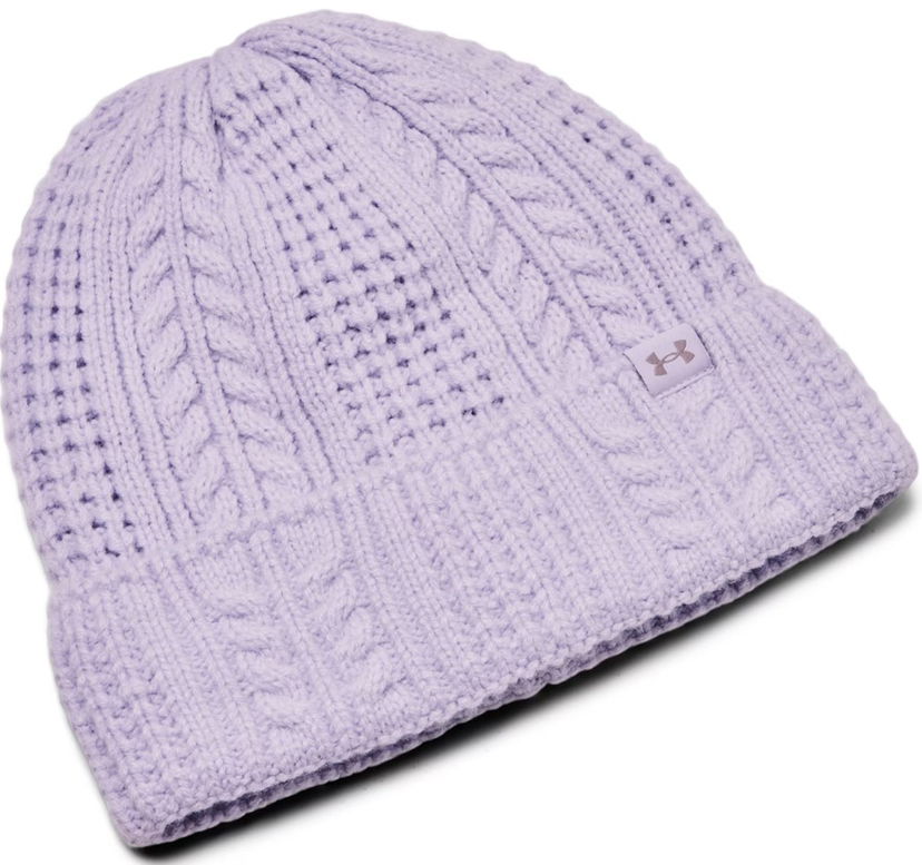 Beanie Under Armour Cable Knit Beanie Lilla | 1386639-535