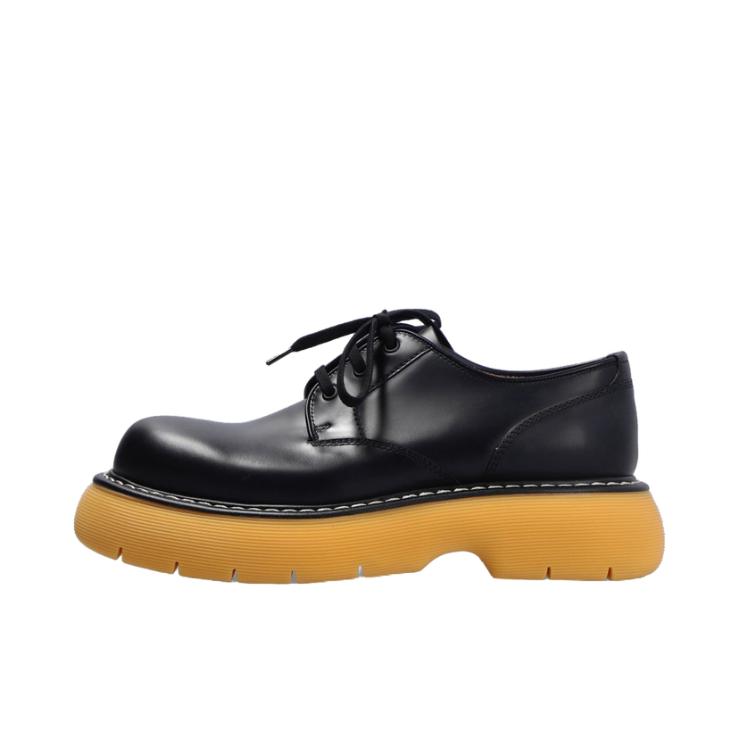 Sneakers og sko Bottega Veneta Bounce Platform Derby Shoes Sort | 651259V00H01032