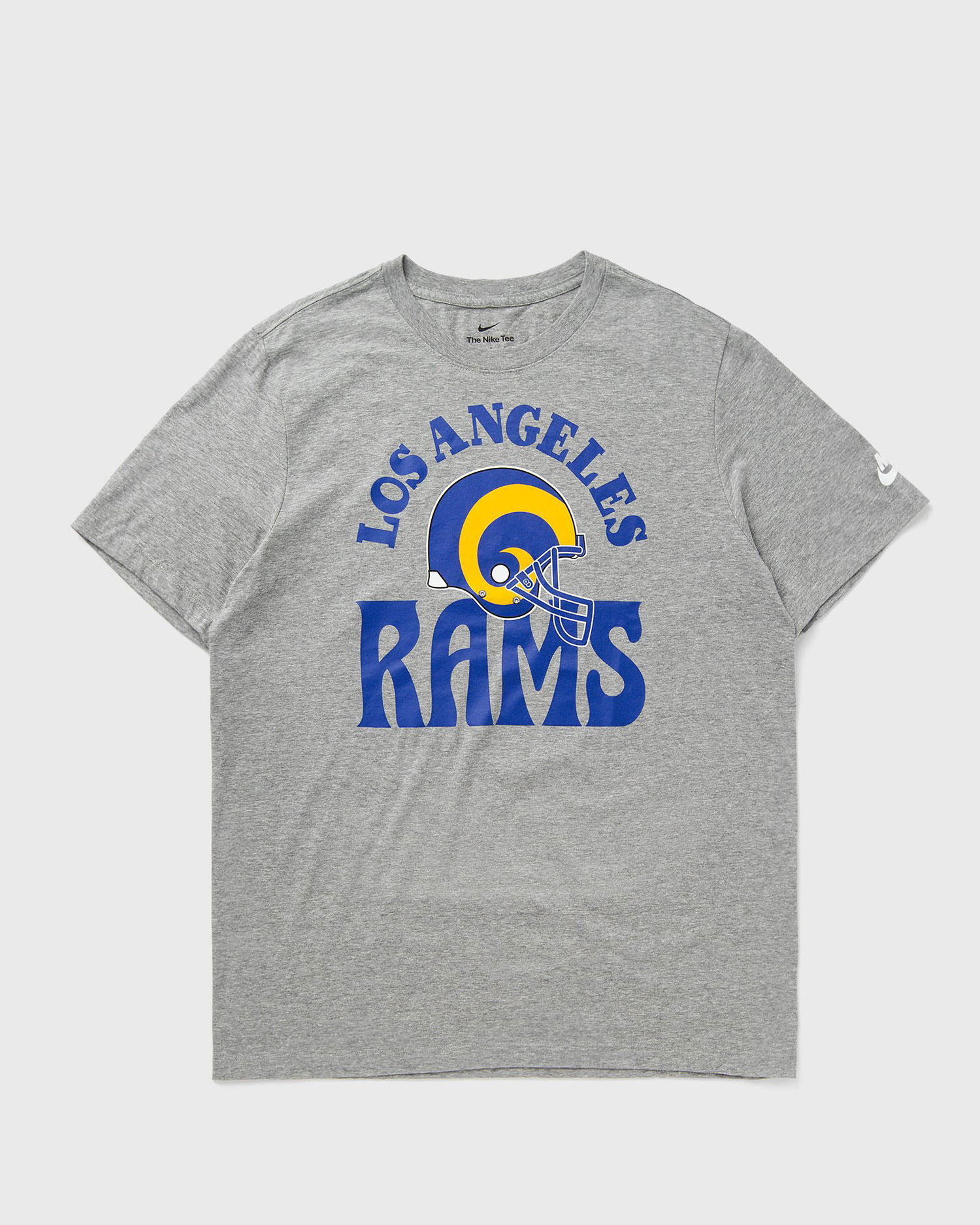 T-shirt Nike Angeles Rams Essential Cotton T-Shirt Los Angeles Rams Print Short Sleeve Grå | N199-06G-9TV-NVA, 0