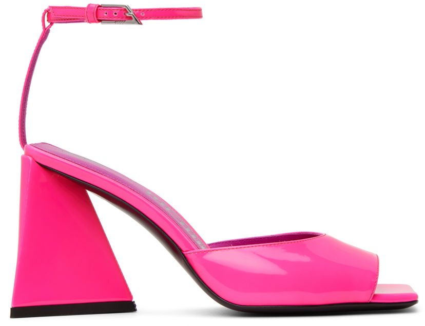 Tilbehør The Attico Attico Piper Heeled Sandals Lyserød | 231WS599 E056