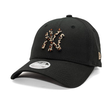 Kasket New Era 9FORTY MLB Leopard Infill NY Yankees Adjustable Cap Sort | 60691330, 0