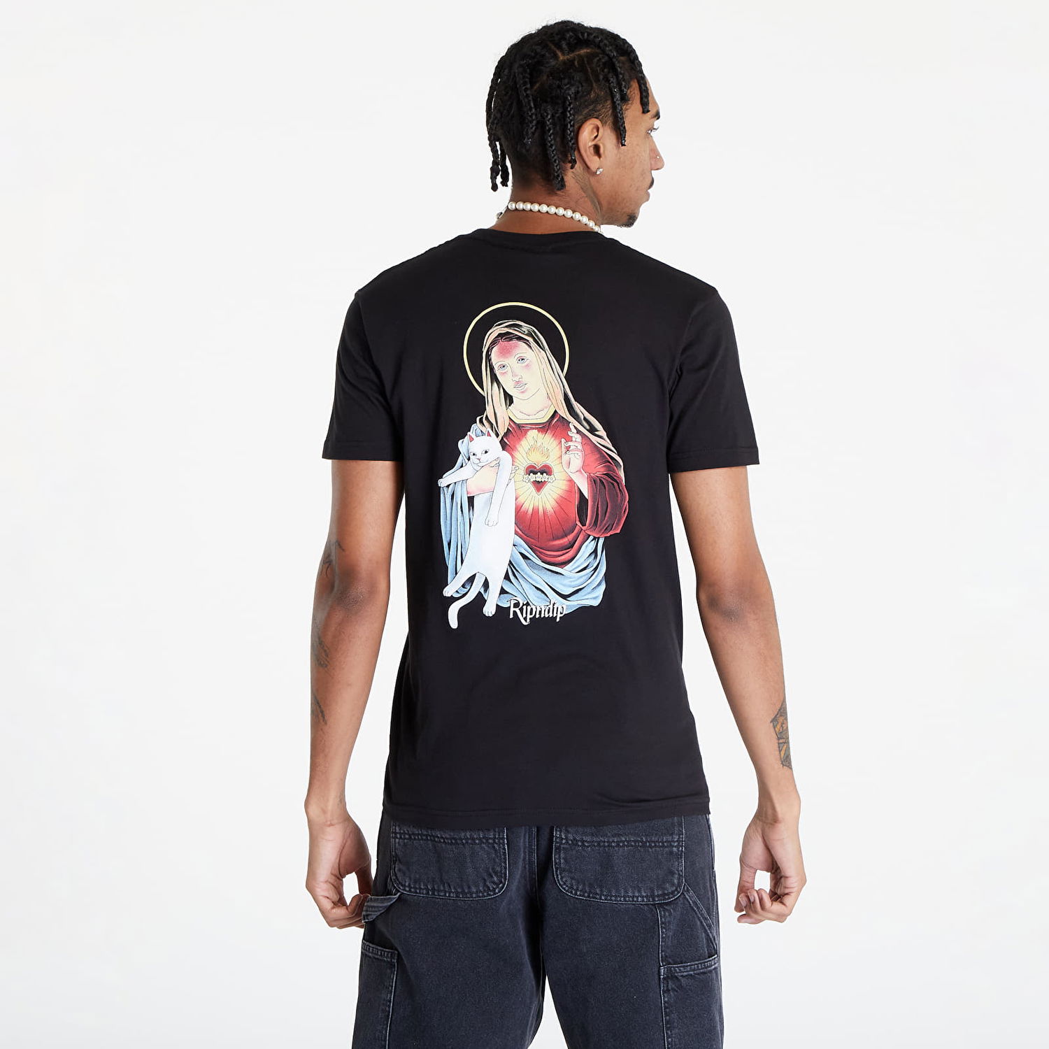 T-shirt RIPNDIP Mother Mary Tee Sort | RNDHOL23165, 1