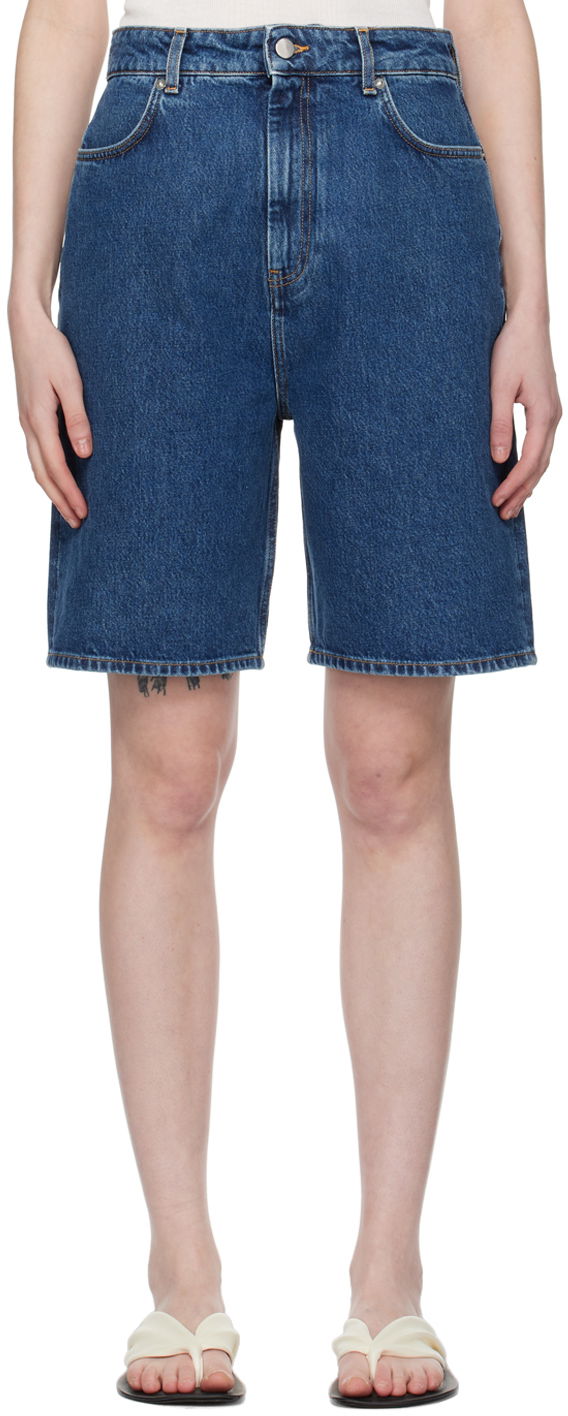 Shorts Loulou de Saison Loulou de Saison Isu Denim Shorts Blå | ISU