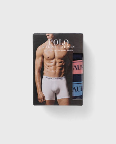 Boksere Polo by Ralph Lauren Boxer Brief 3-Pack Flerfarvet | 714830300089, 1