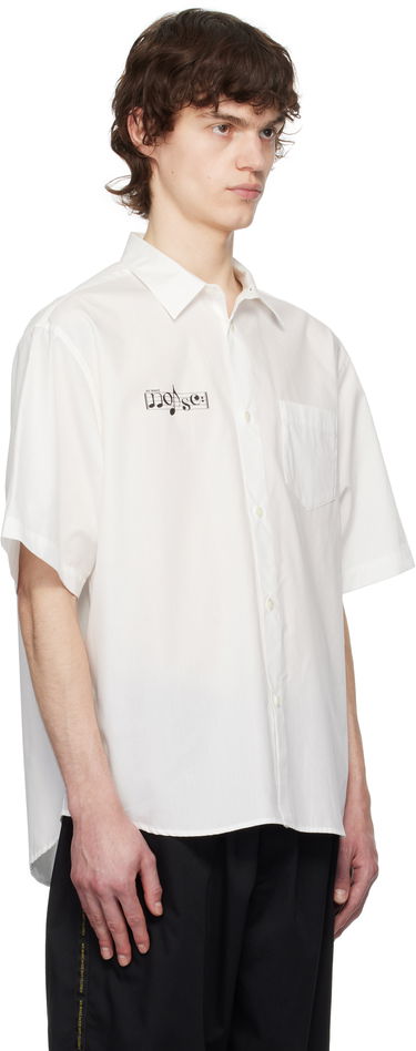 Skjorte UNDERCOVER UNDERCOVER Short Sleeve Button-Up Shirt Hvid | UP1E4403, 1